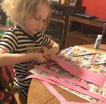 arts and crafts - paper snake